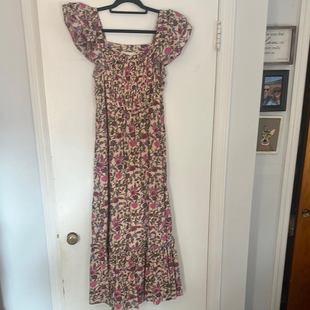 Floral Cleobella Pink and Cream Women's Dress